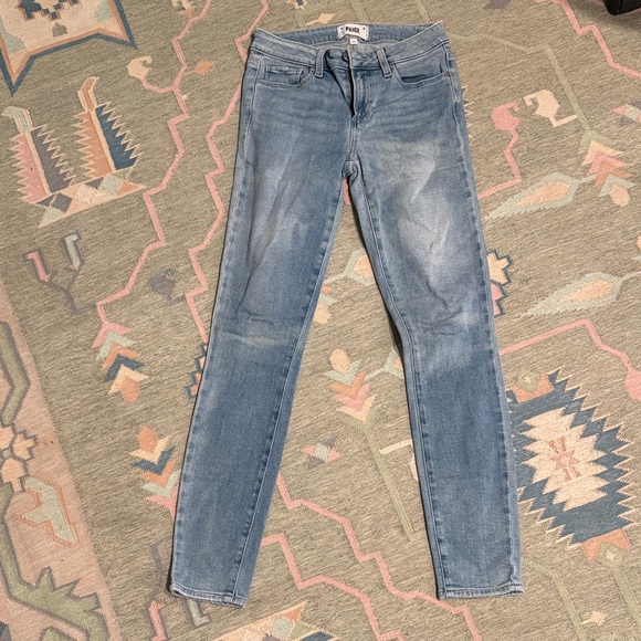 PAIGE Light Blue Skinny Jeans - Picture 1 of 5